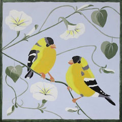 finches_and_morning_glories
